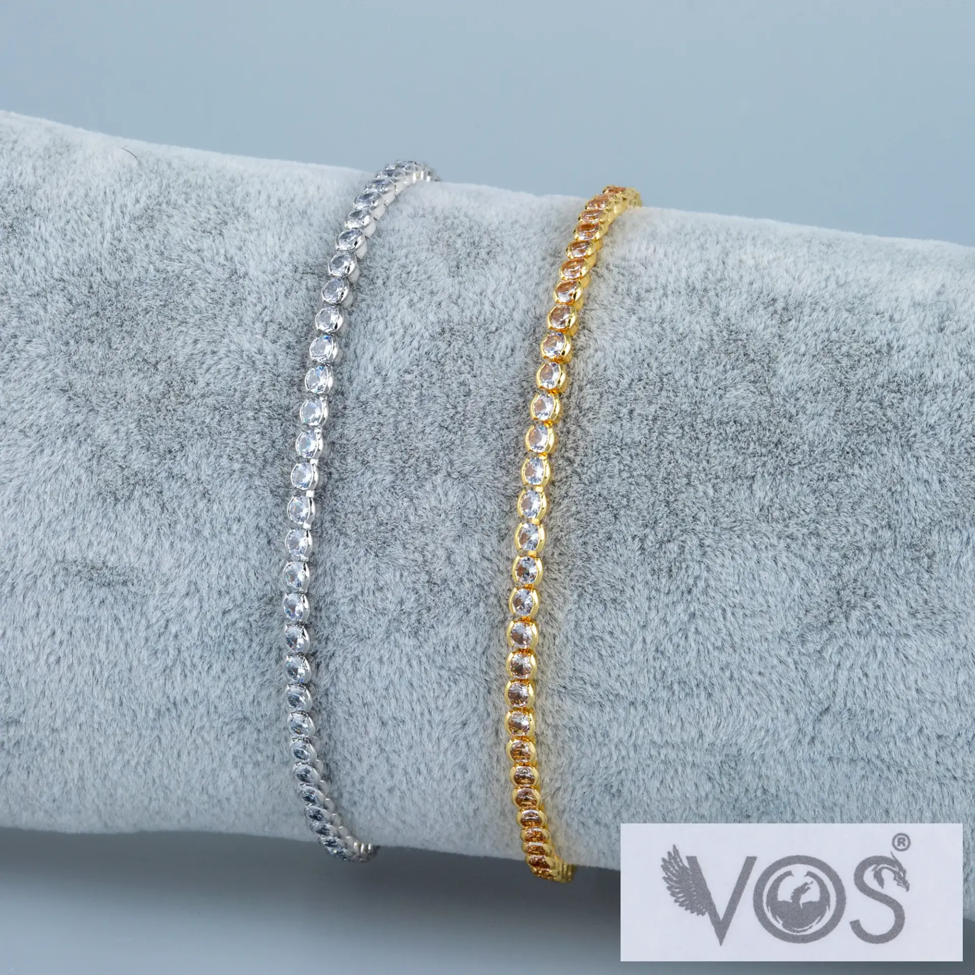 Vos Jewelry 14K Taşlı Zincir Bileklik