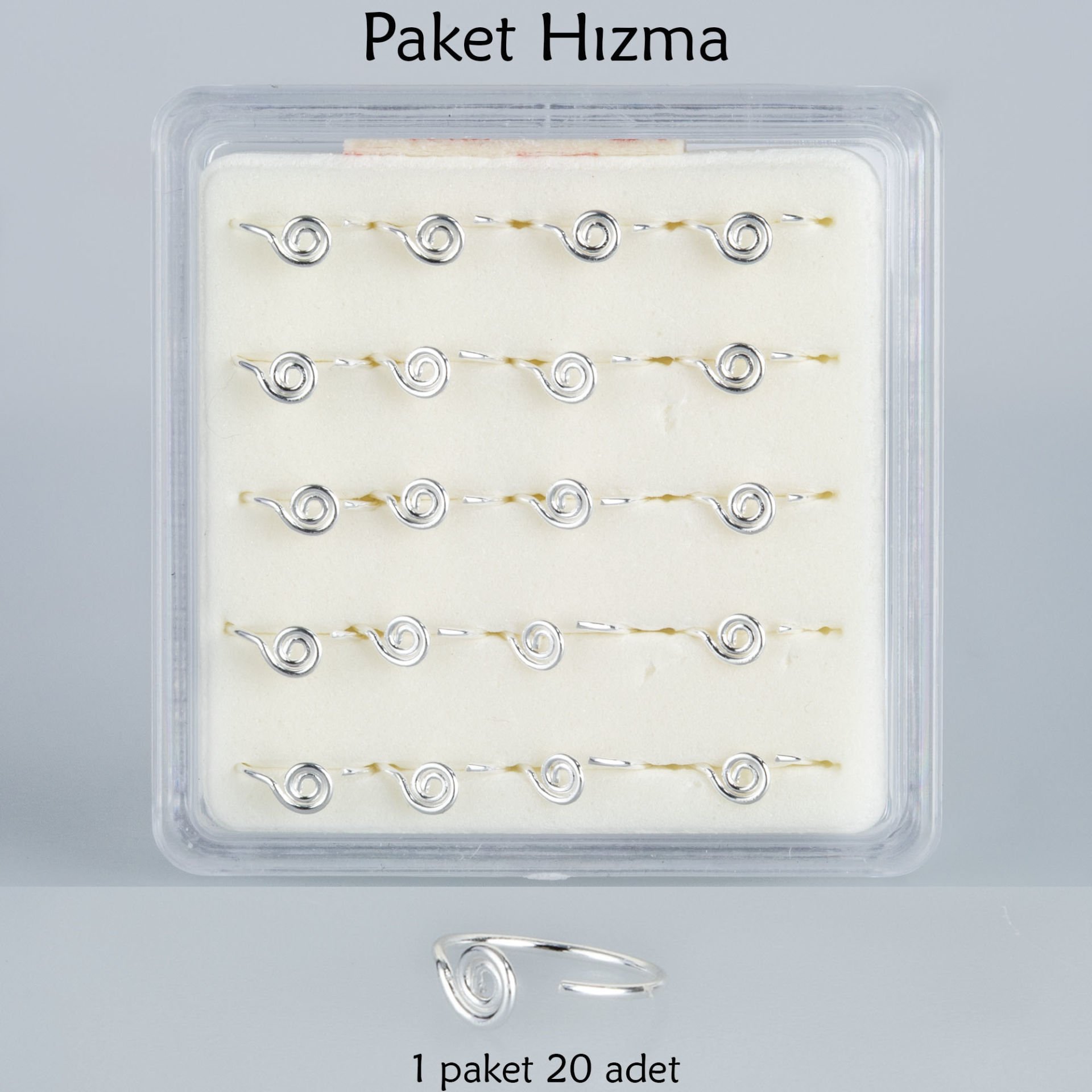 Piercing Hızma Halka 1 Paket 20 Adet
