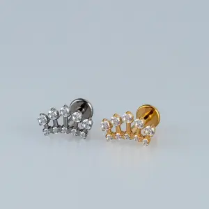 Toptan G23 Titanyum Taçlı Piercing