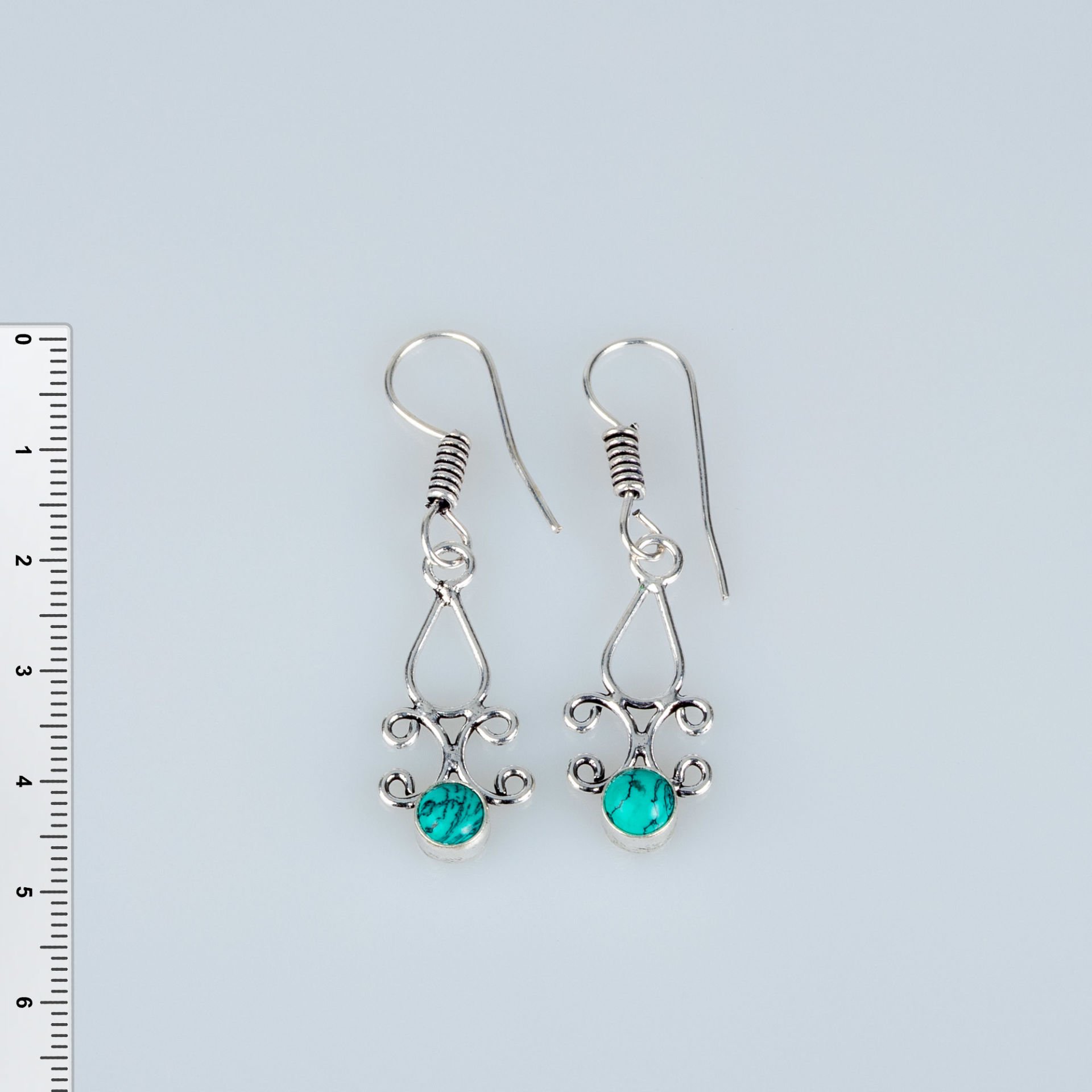 Pirinç Küpe Taşlı