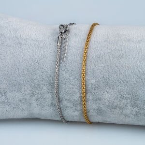 Çelik Zincir Bileklik 2mm Kalınlık