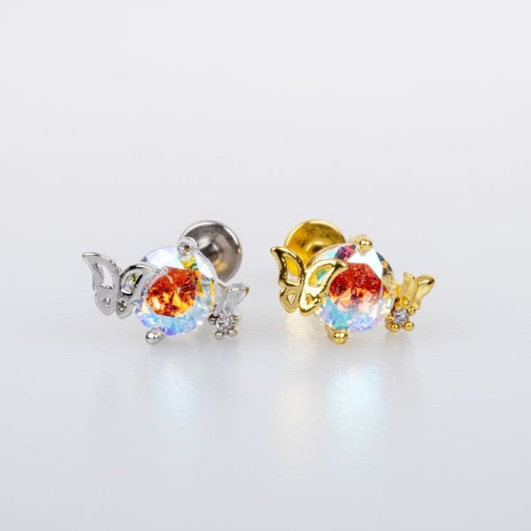 Piercing Tragus Kelebek