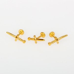 Piercing Çelik Tragus Bıçak