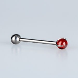 Piercing Titanyum Dil 1.6mm Bar 18mm