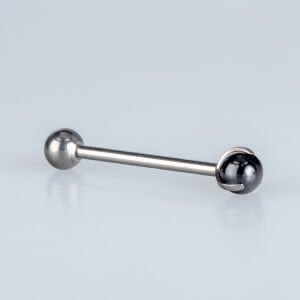 Piercing Titanyum Dil 1.6mm Bar 18mm
