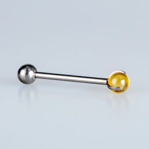 Piercing Titanyum Dil 1.6mm Bar 18mm