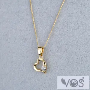 Vos Jewelry 14K Kalp Kolye