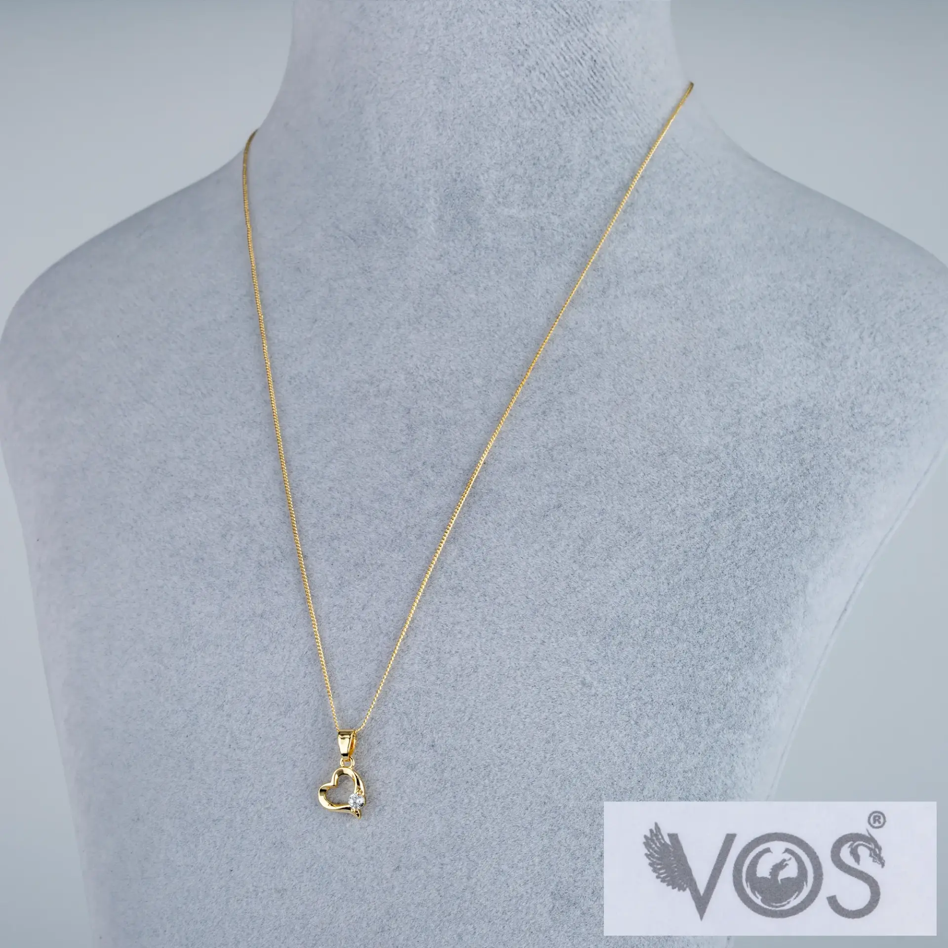 Vos Jewelry 14K Kalp Kolye