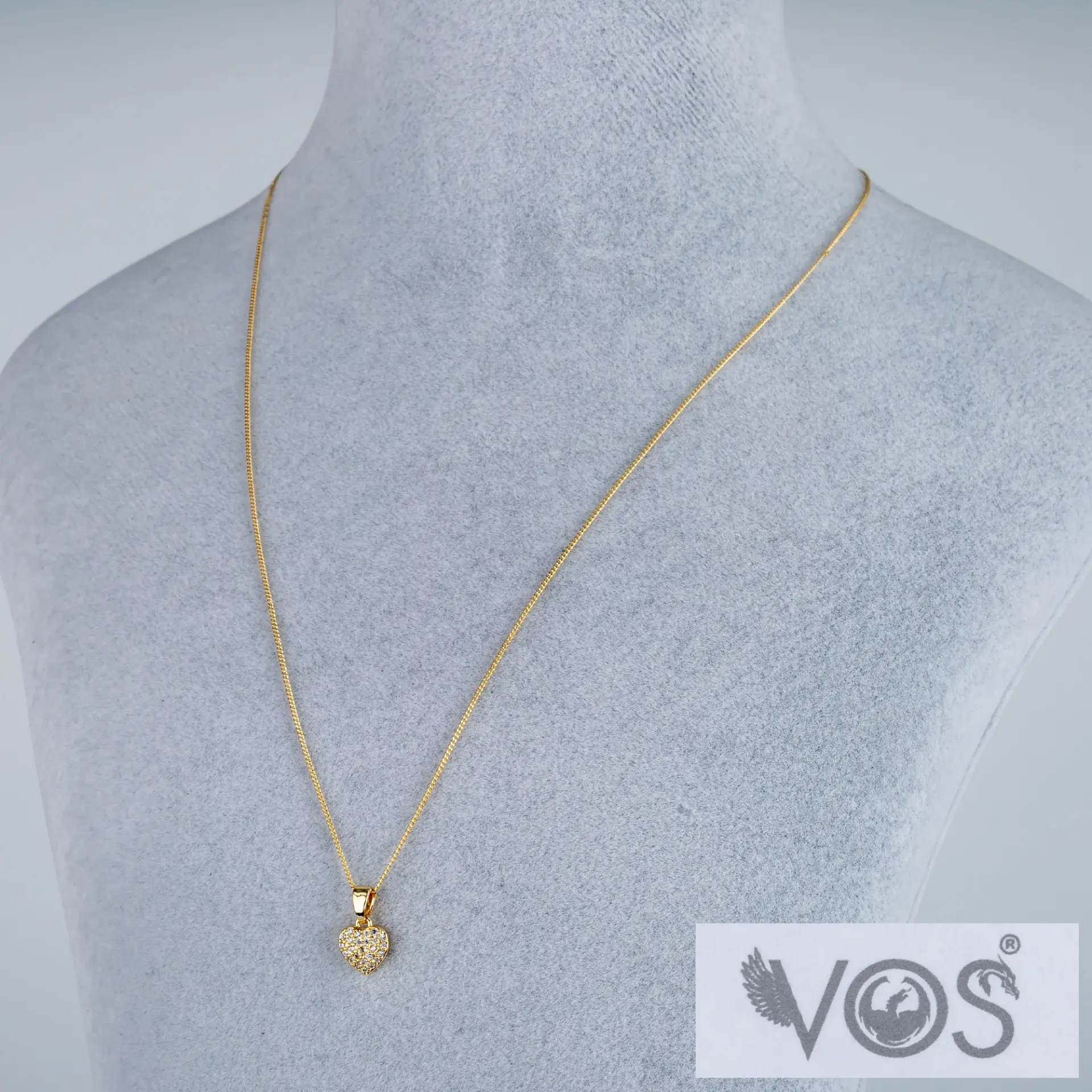 Vos Jewelry 14K Kalp Kolye