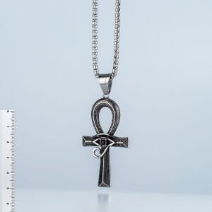 Çelik Kolye ANKH Antik Mısır Sembolü