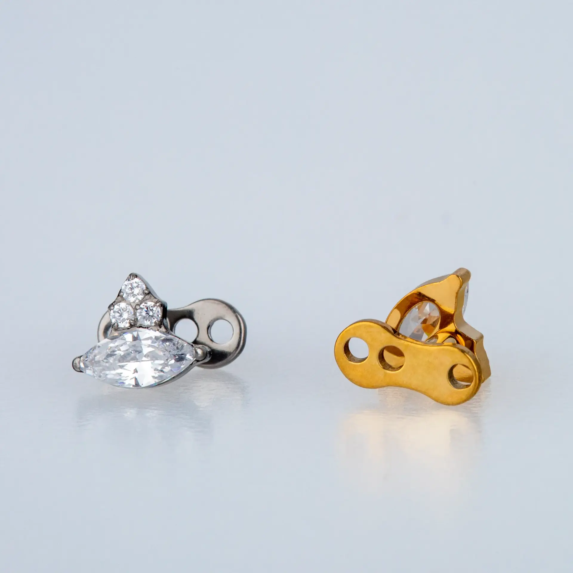 Piercing Titanyum Dermal Sarı