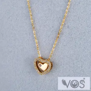 Vos Jewelry 14K Kalp Kolye