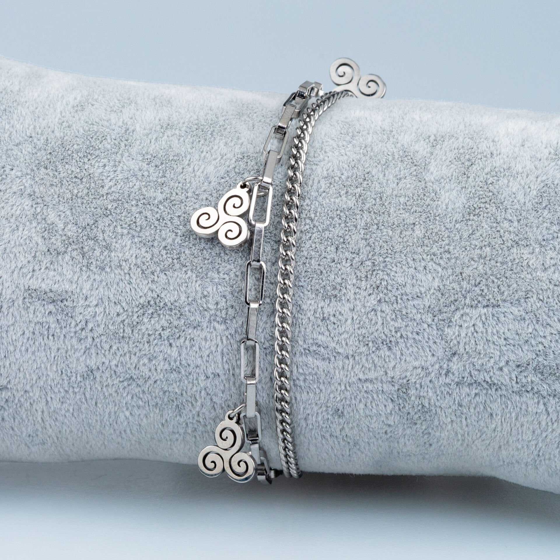 Çelik Zincir Bileklik Rüzgar