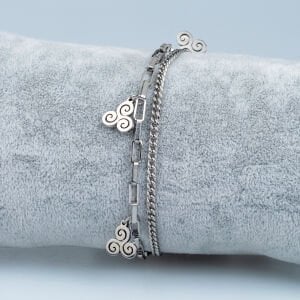 Çelik Zincir Bileklik Rüzgar