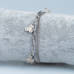 Çelik Zincir Bileklik Rüzgar