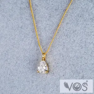 Vos Jewelry 14K Damla Taşlı Kolye