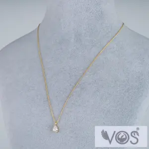 Vos Jewelry 14K Damla Taşlı Kolye