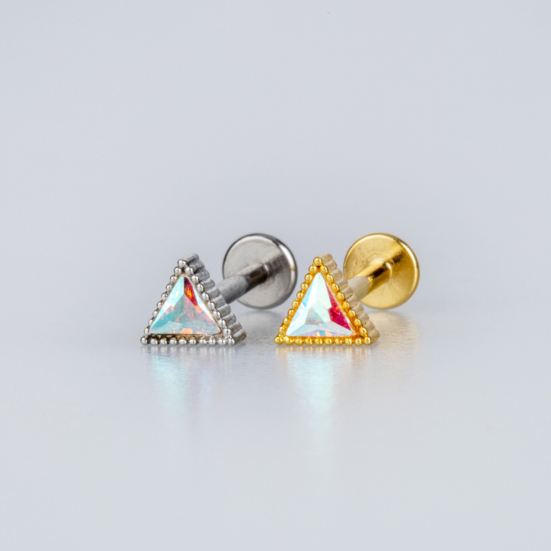 Piercing Tragus 4.5mm Triangle Stone