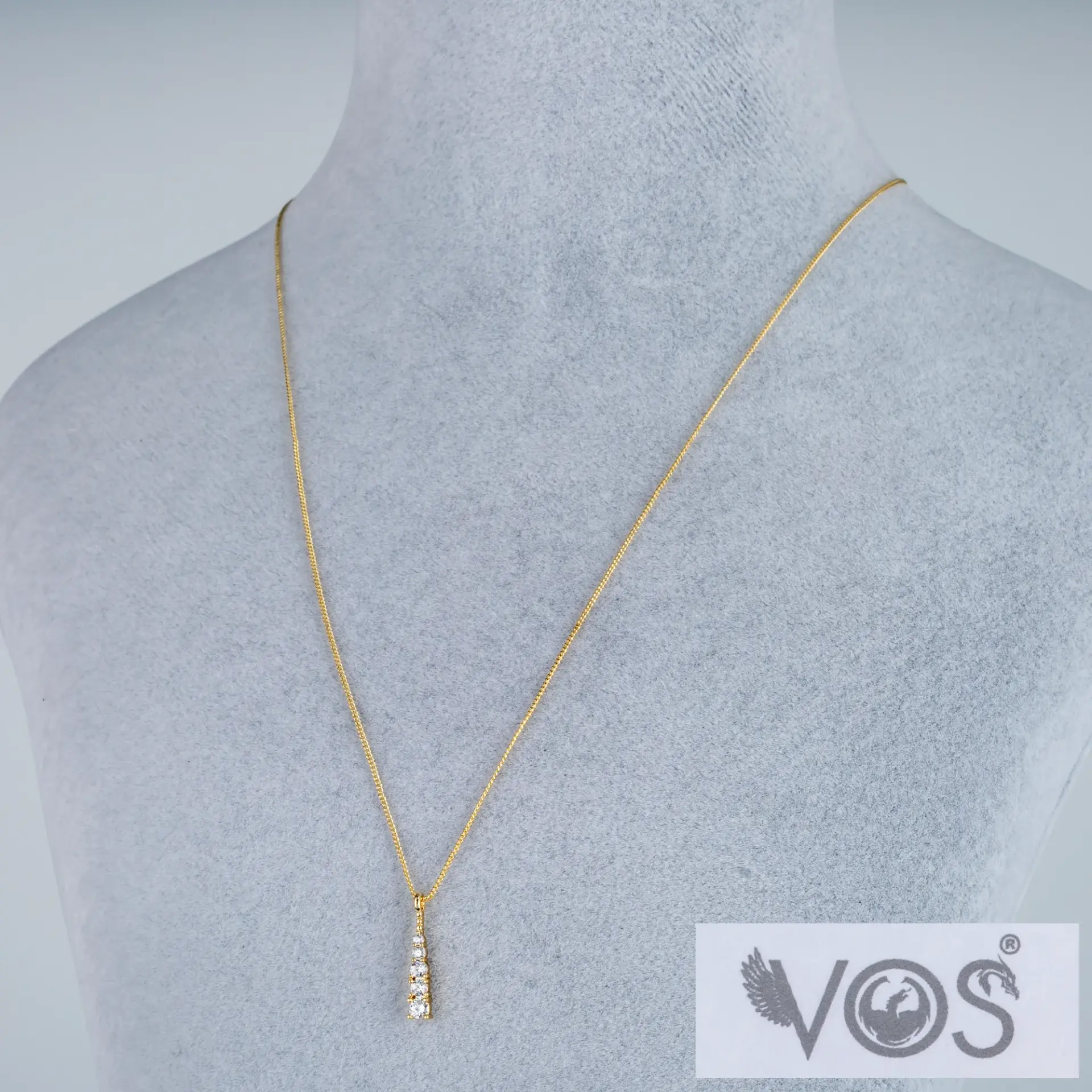 Vos Jewelry 14K Taşlı Kolye