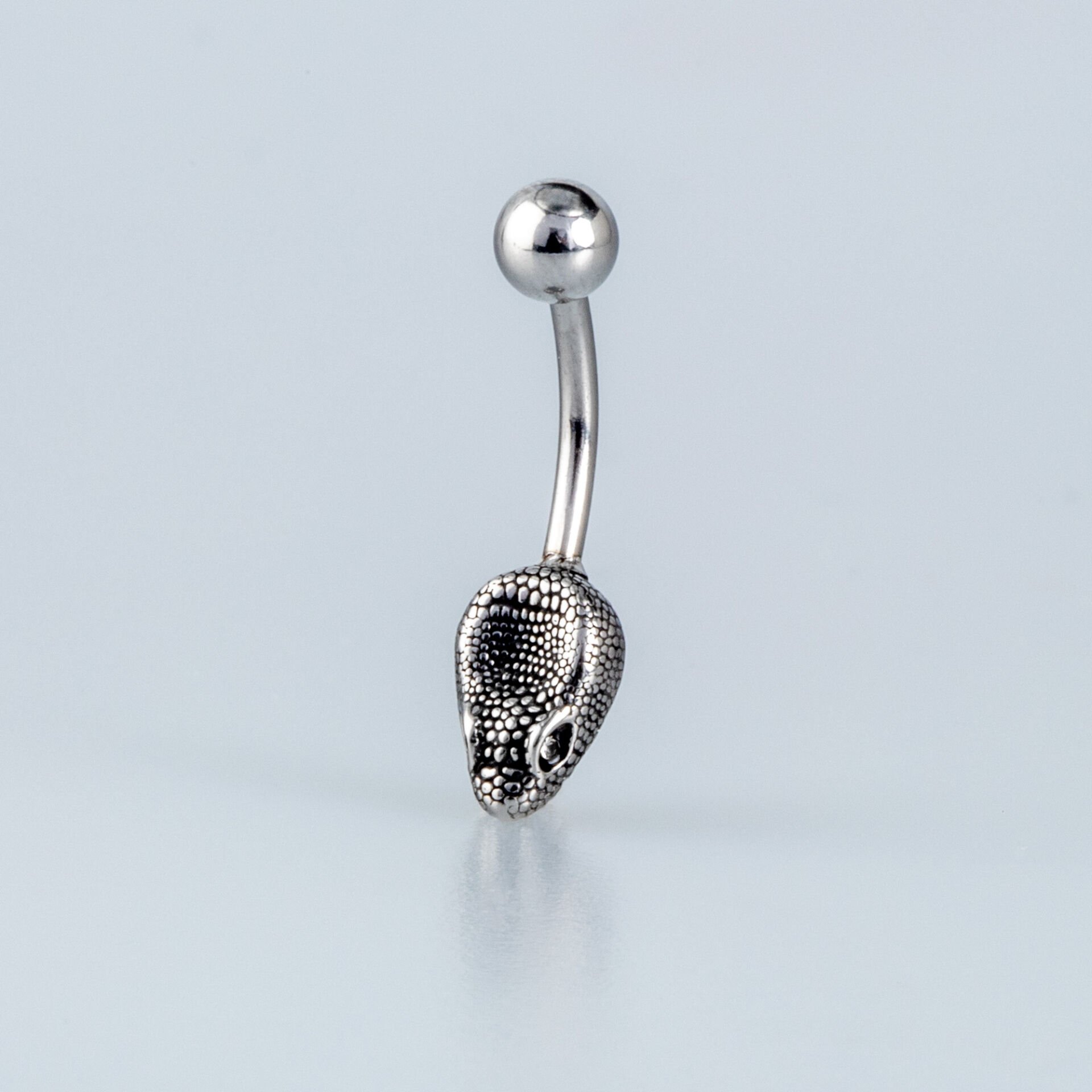 Piercing Gotik Göbek Yılan
