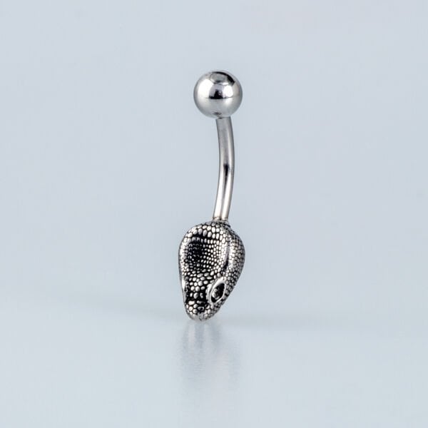 Piercing Gotik Göbek Yılan