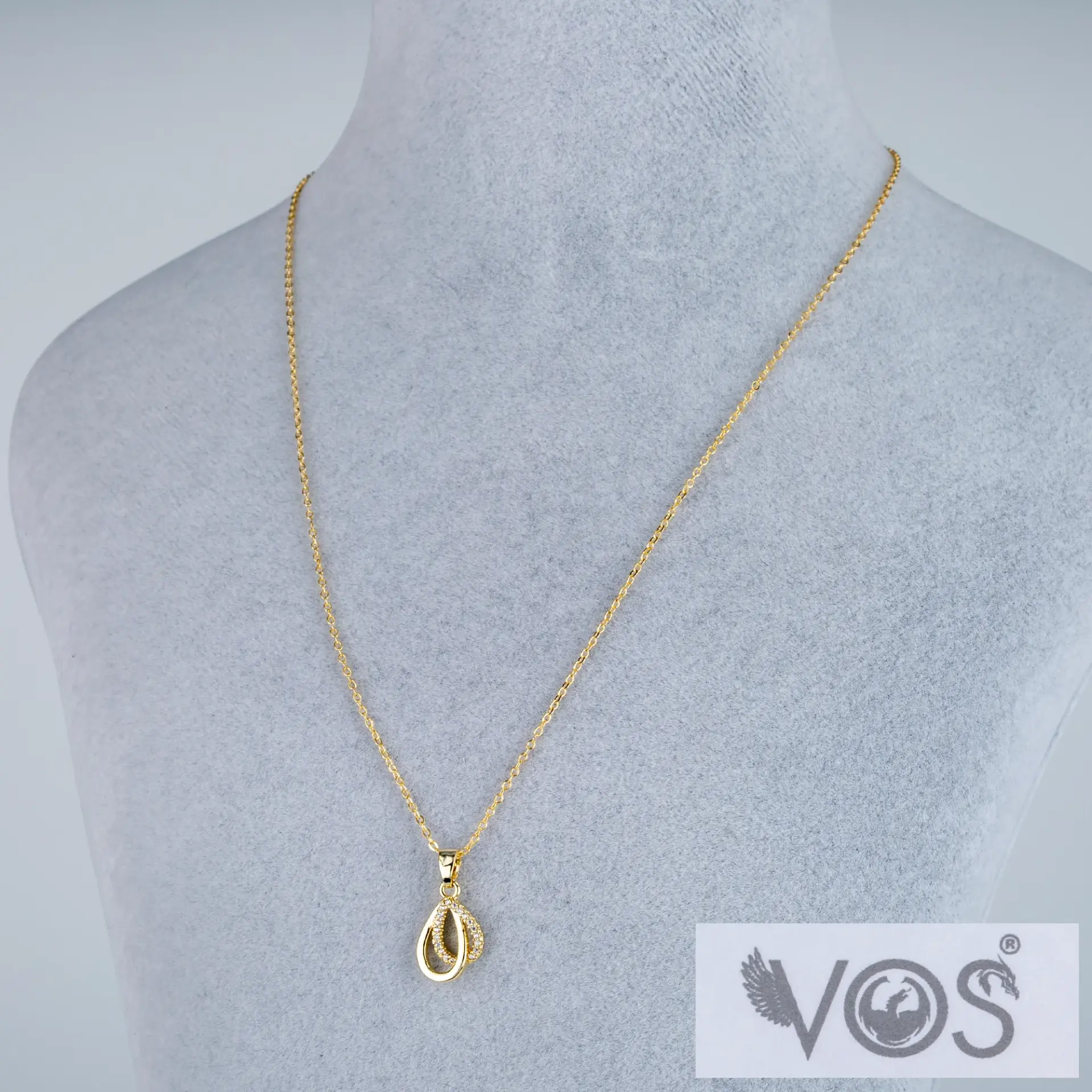 Vos Jewelry 14K Taşlı Kolye