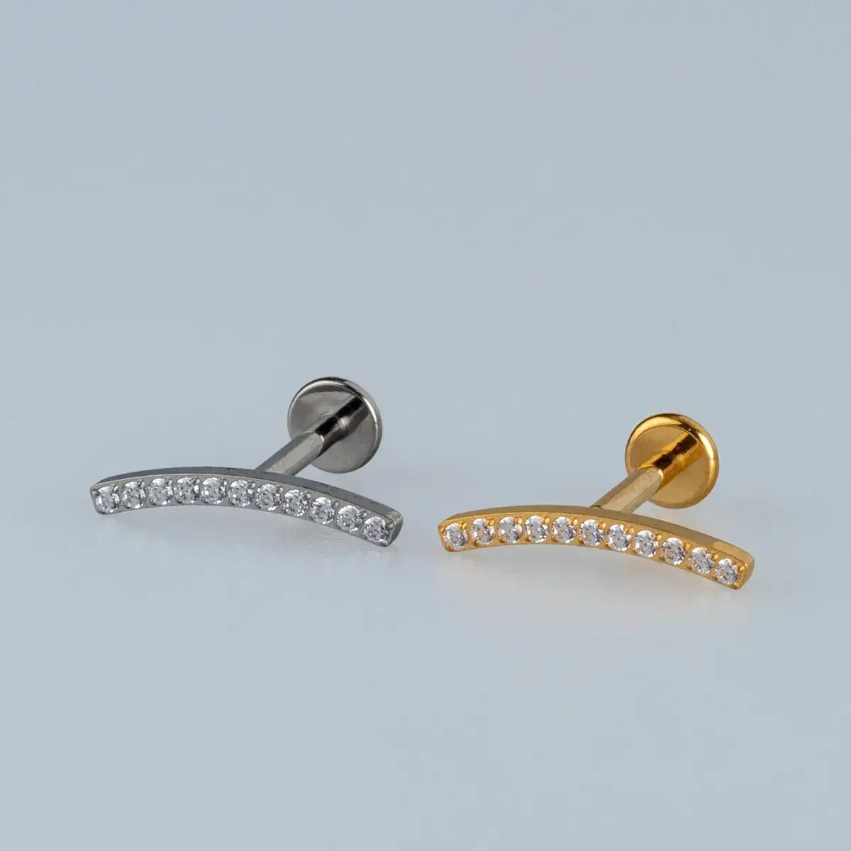 Toptan G23 Titanyum Sıralı Kavis Piercing