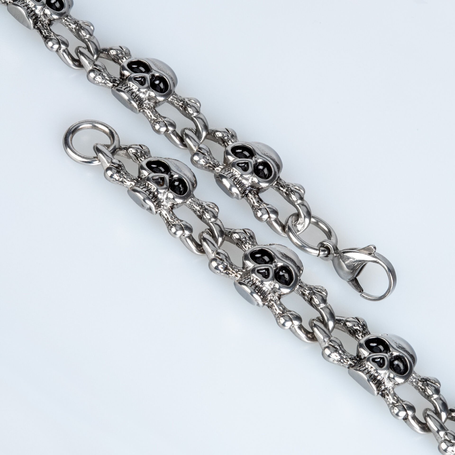 Erkek Gotik Çelik Bileklik 