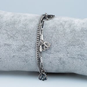 Çelik Zincir Bileklik Fil