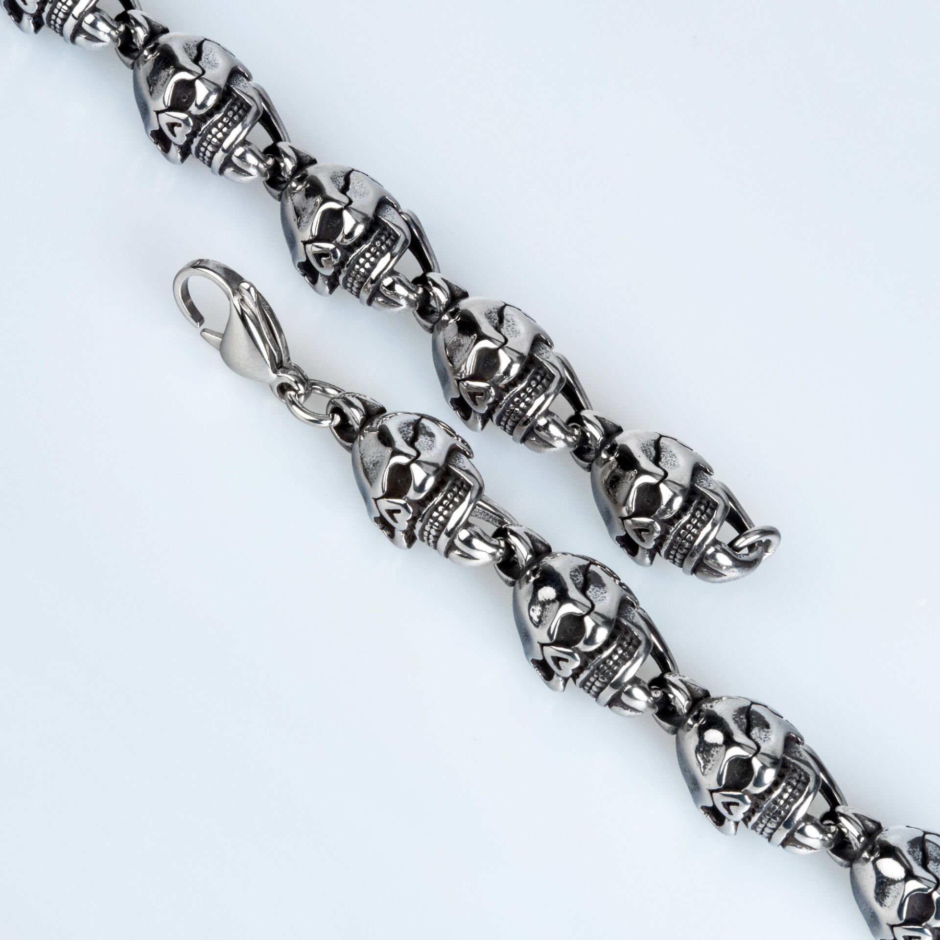 Erkek Gotik Çelik Bileklik 