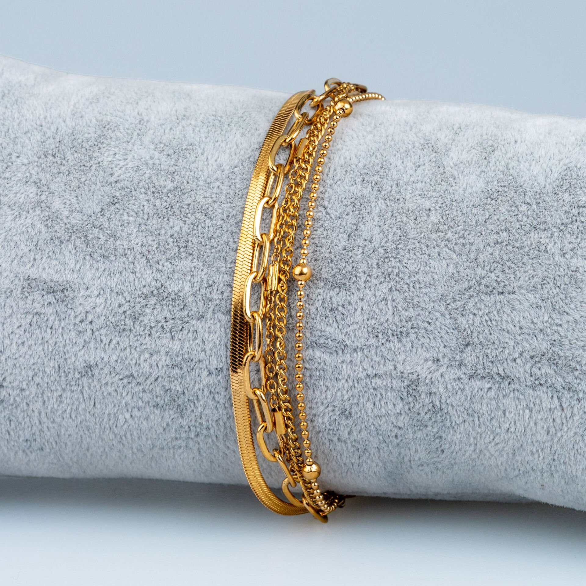 Çelik Zincir Bileklik