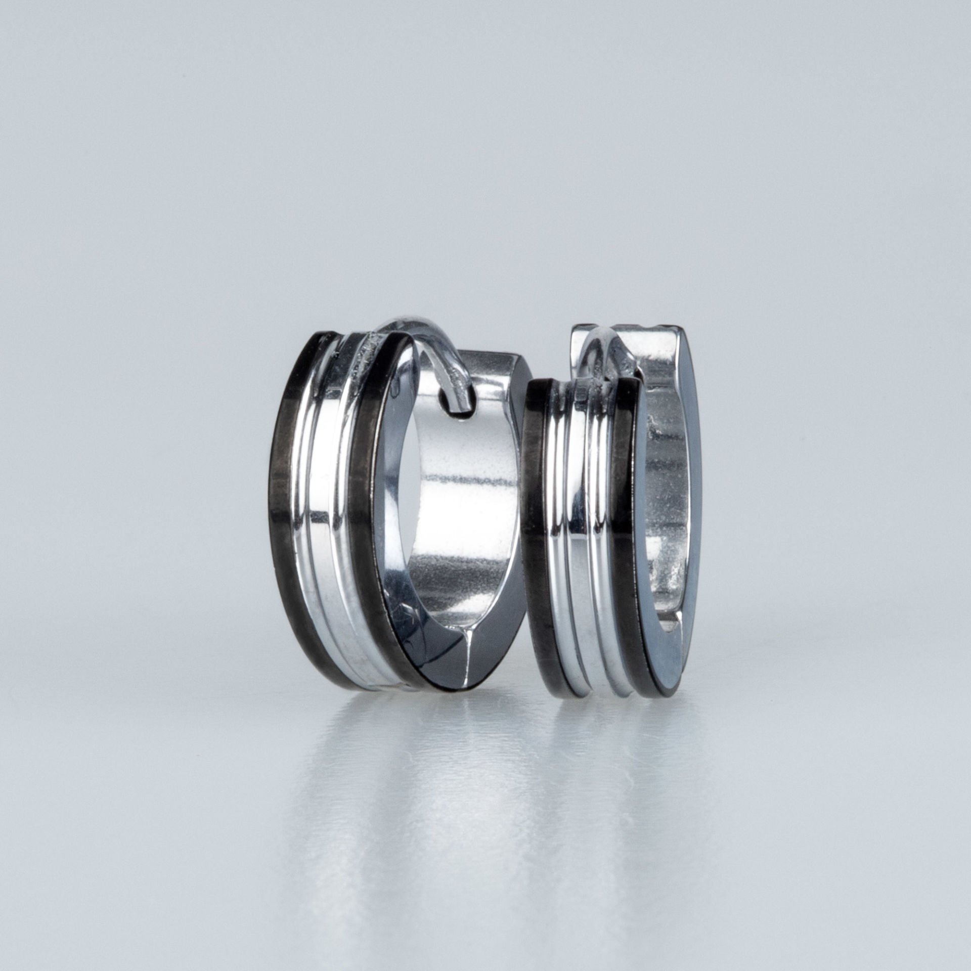 Steel Earrings - Pair