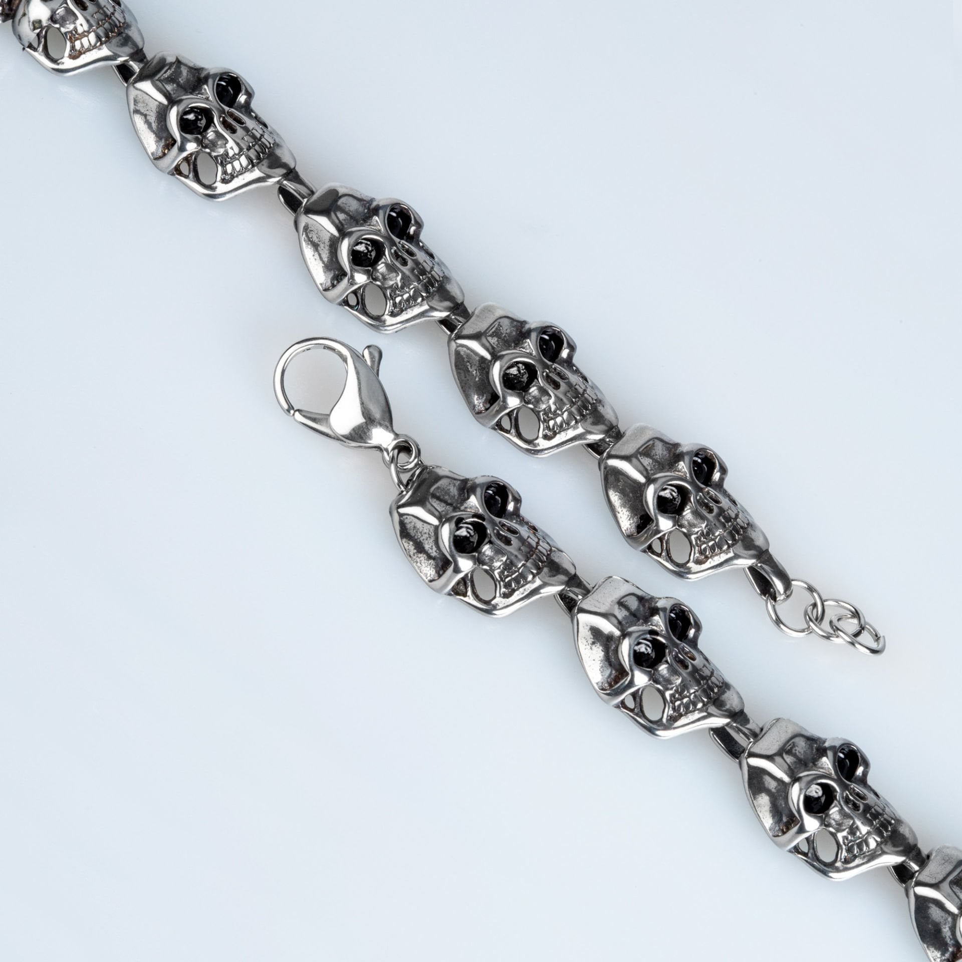 Erkek Gotik Çelik Bileklik 