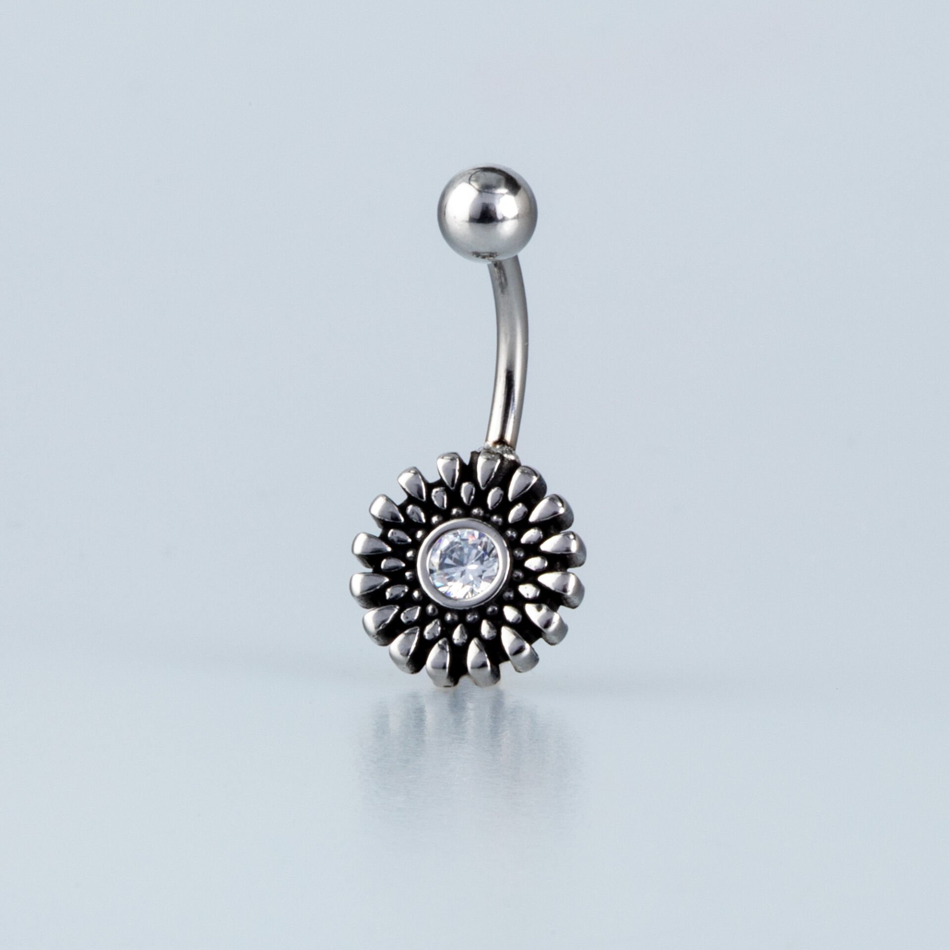 Piercing Çelik Gotik Göbek
