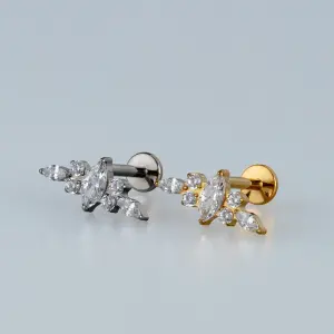 Toptan G23 Titanyum Markiz Küme Piercing