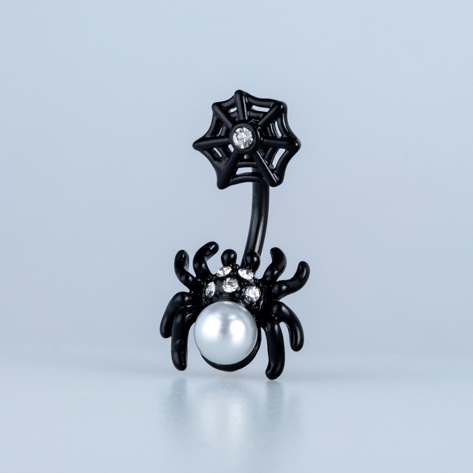 Piercing Gotik Göbek Örümcek