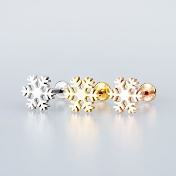 ارتفع ثقب ندفة الثلج الزنمة 8 ملم