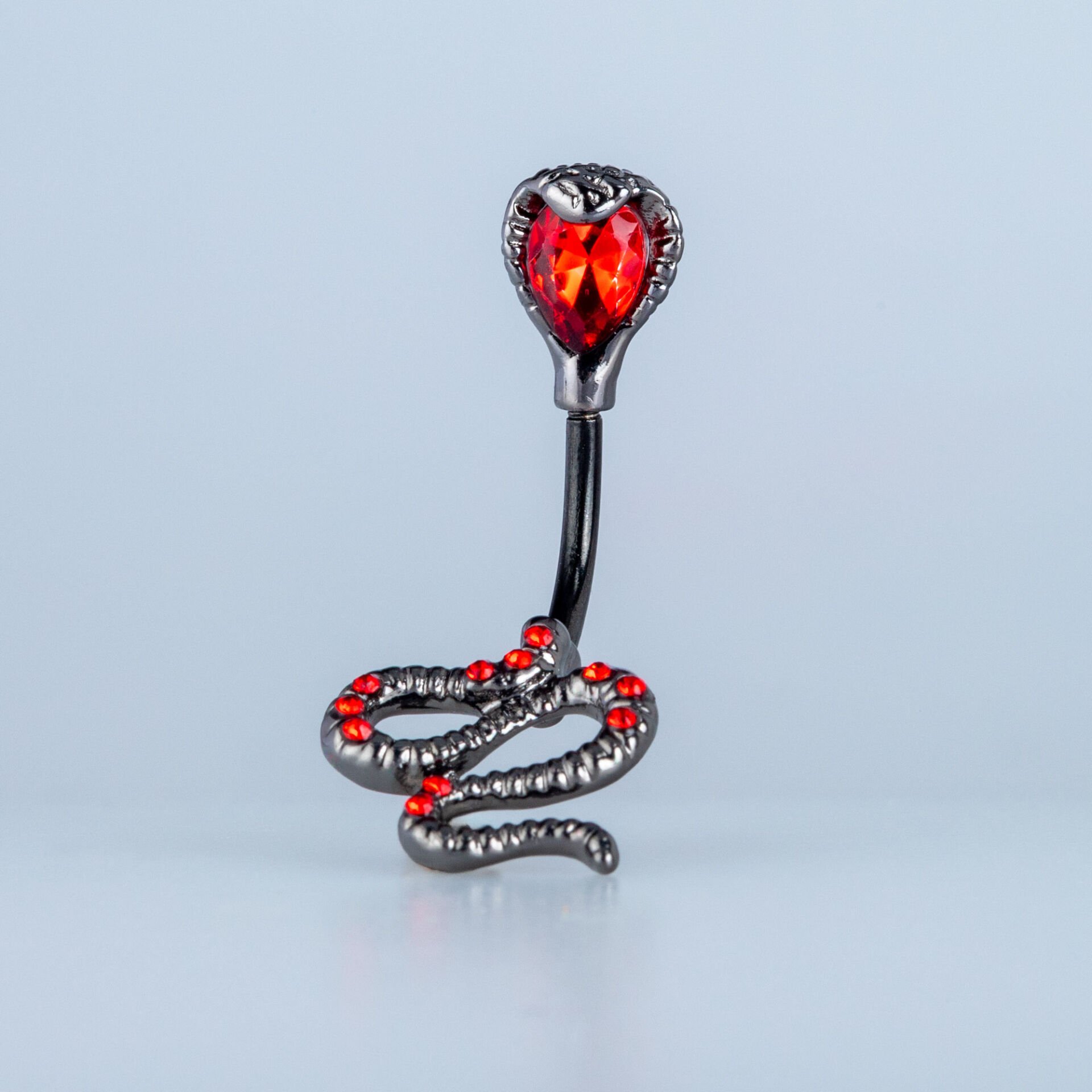 Piercing Gotik Göbek Yılan