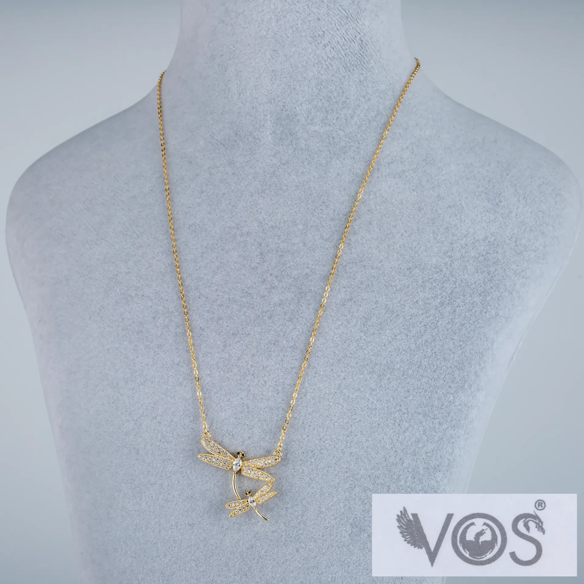 Vos Jewelry 14K Yusufcuk Figürlü Taşlı Kolye
