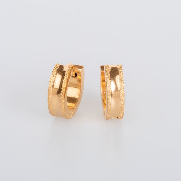 حلق من الصلب - أصفر مزدوج