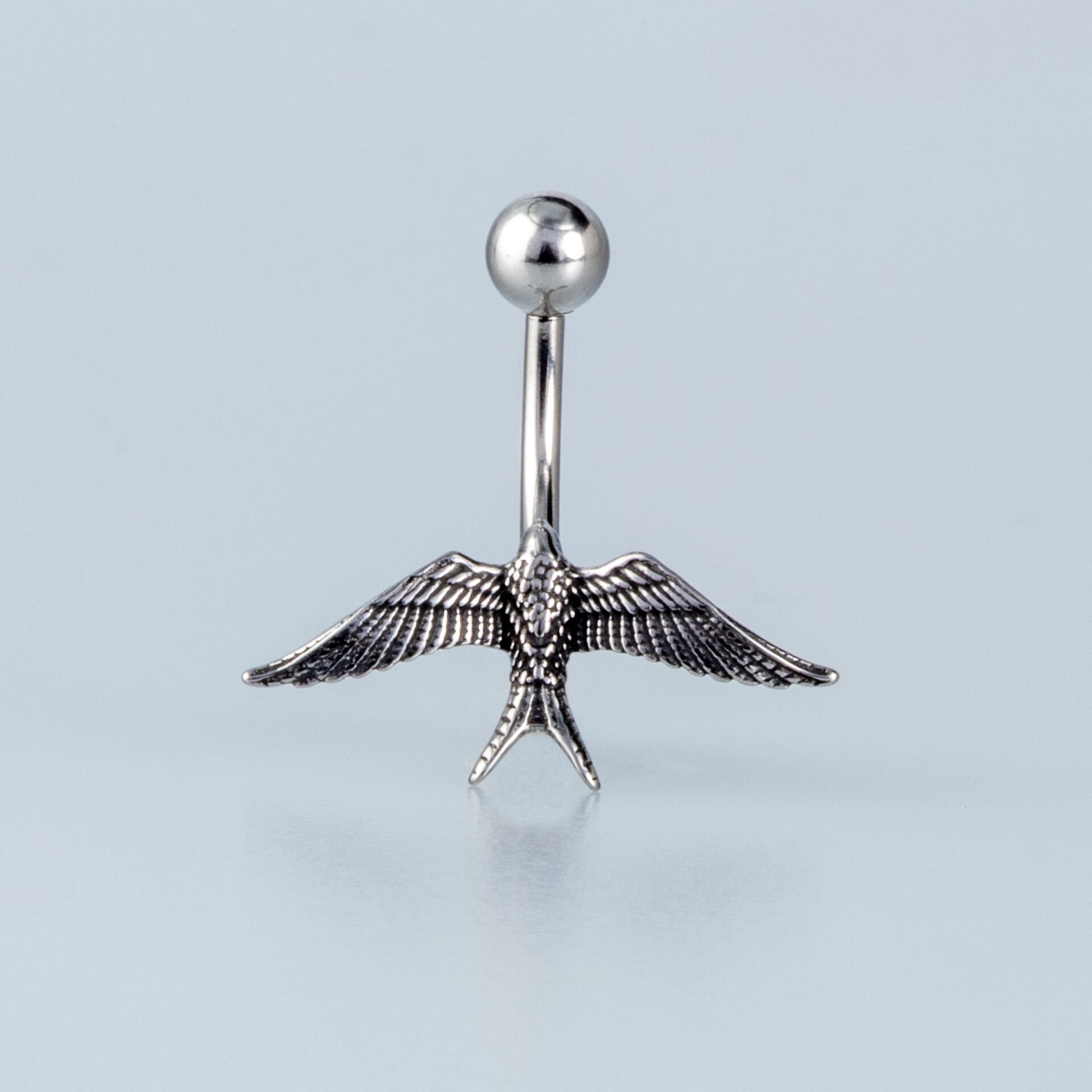 Piercing Çelik Gotik Göbek Kırlangıç
