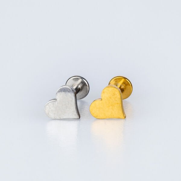 Piercing Çelik Tragus Kalp