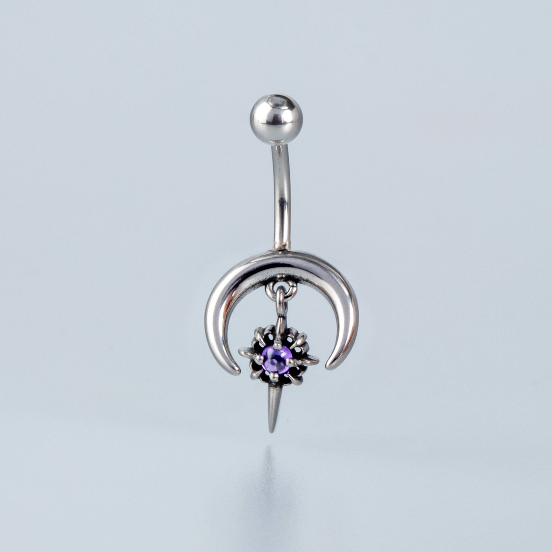 Piercing Çelik Gotik Göbek