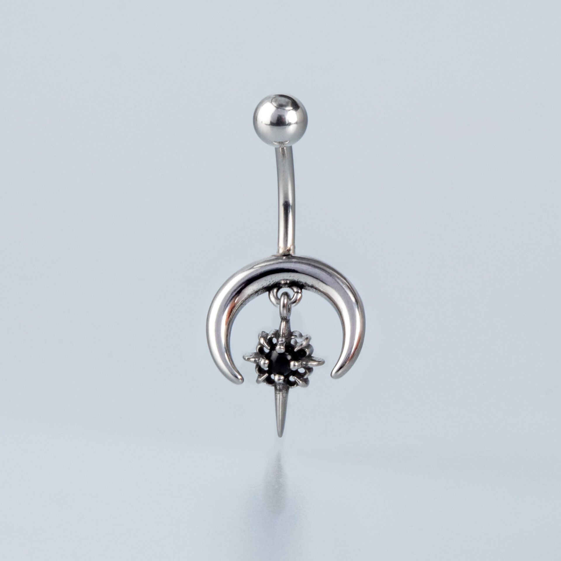 Piercing Çelik Gotik Göbek