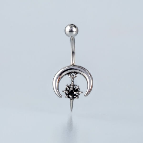 Piercing Çelik Gotik Göbek