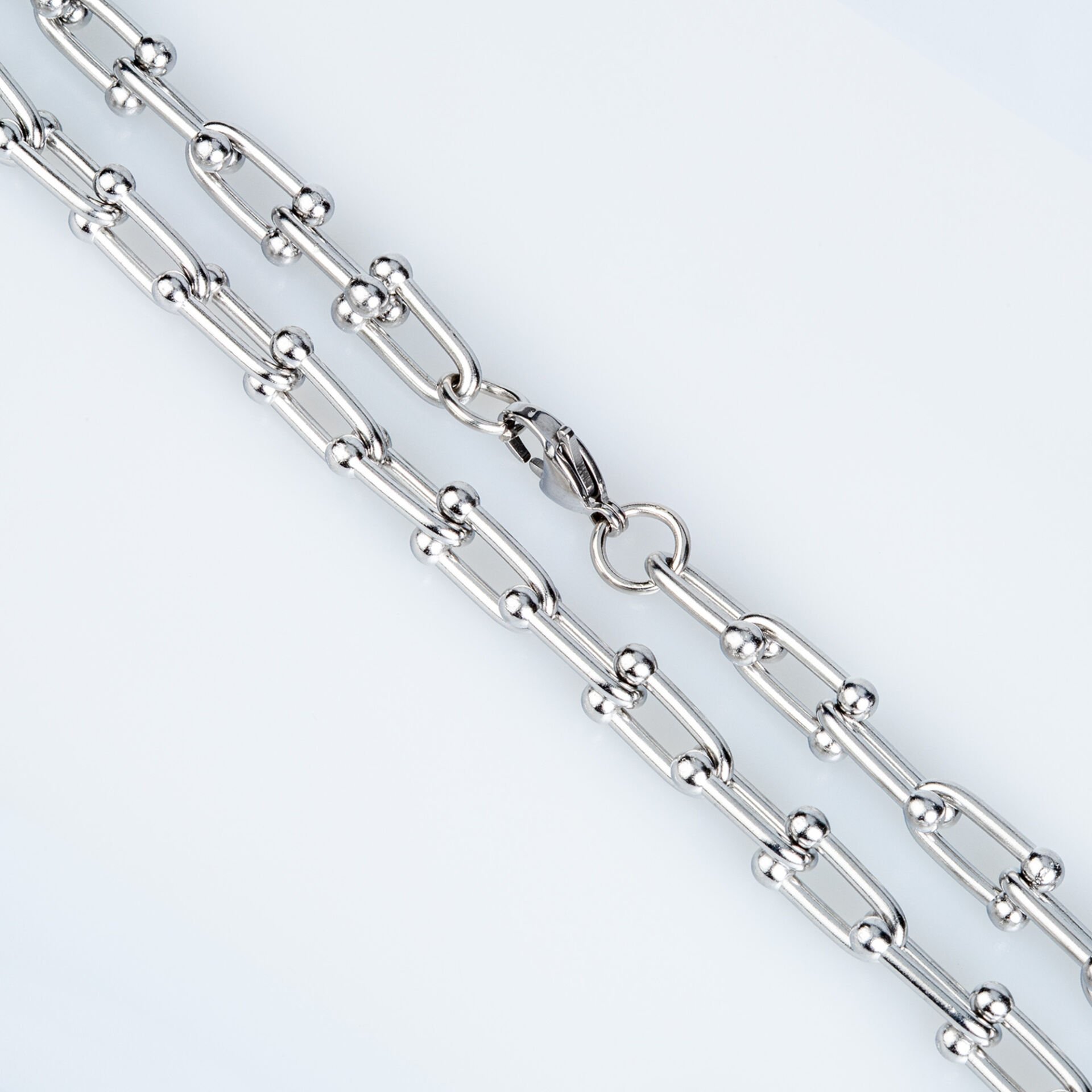 قلادة سلسلة فولاذية 8 مللي متر