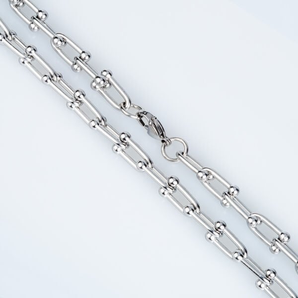 قلادة سلسلة فولاذية 8 مللي متر