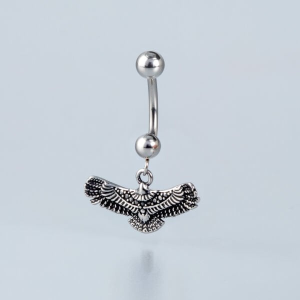 Piercing Gotik Göbek Kartal