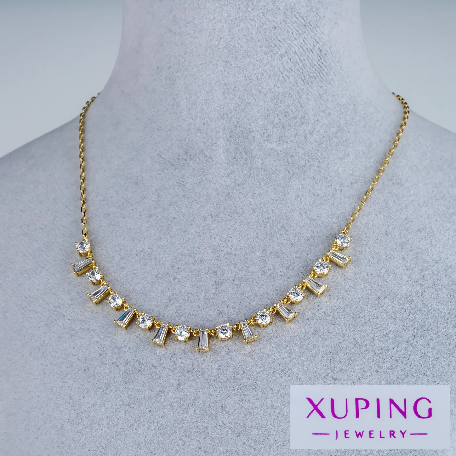 Xuping Jewelry 14K Taşlı Kolye