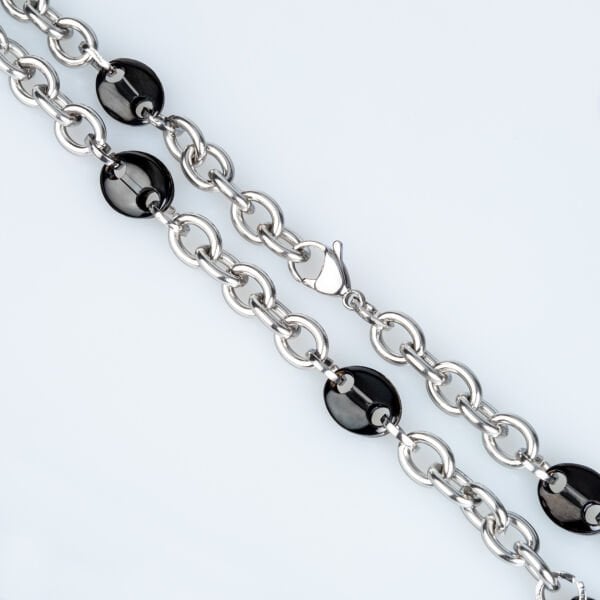 قلادة سلسلة فولاذية 8 مللي متر